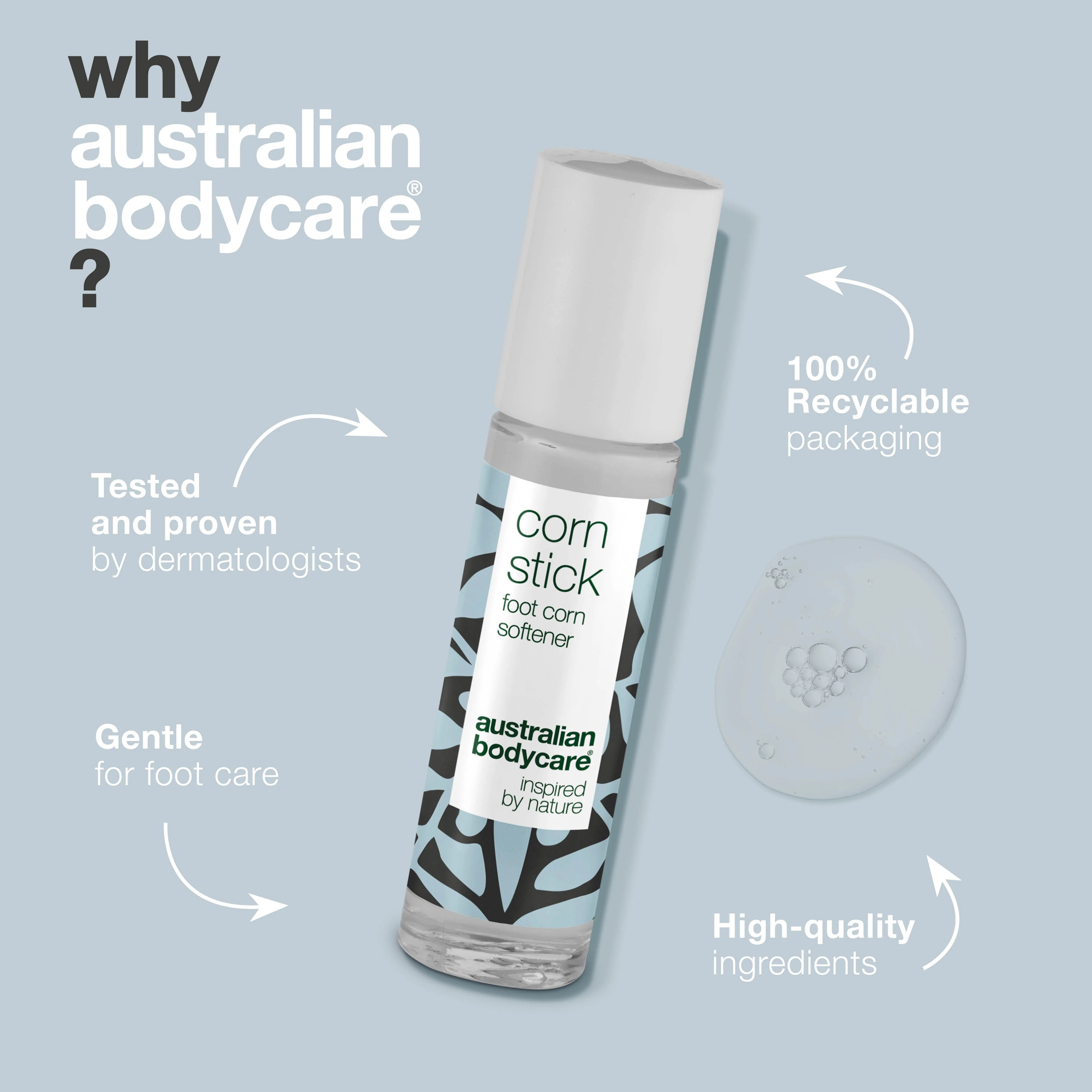 Corn and Callus Removal Stick with Natural Actives — Say goodbye to painful corns and hard skin with our Corn Stick. Softens and nourishes for smoother, healthier feet. - Image 4