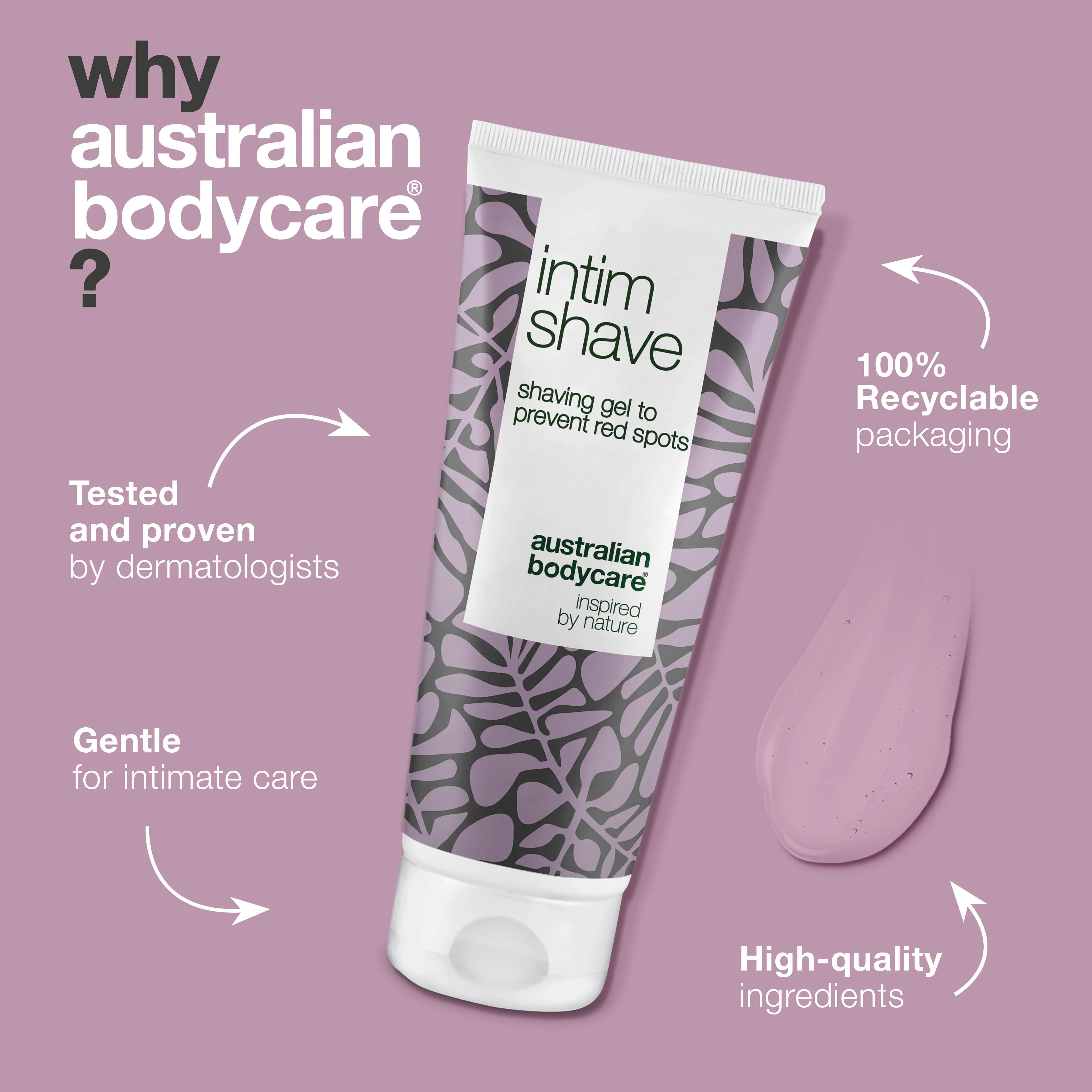 Intimate shaving gel against razor burn and ingrown hair — Shaving gel for the removal of pubic hair fights irritation and razor bumps - Image 4