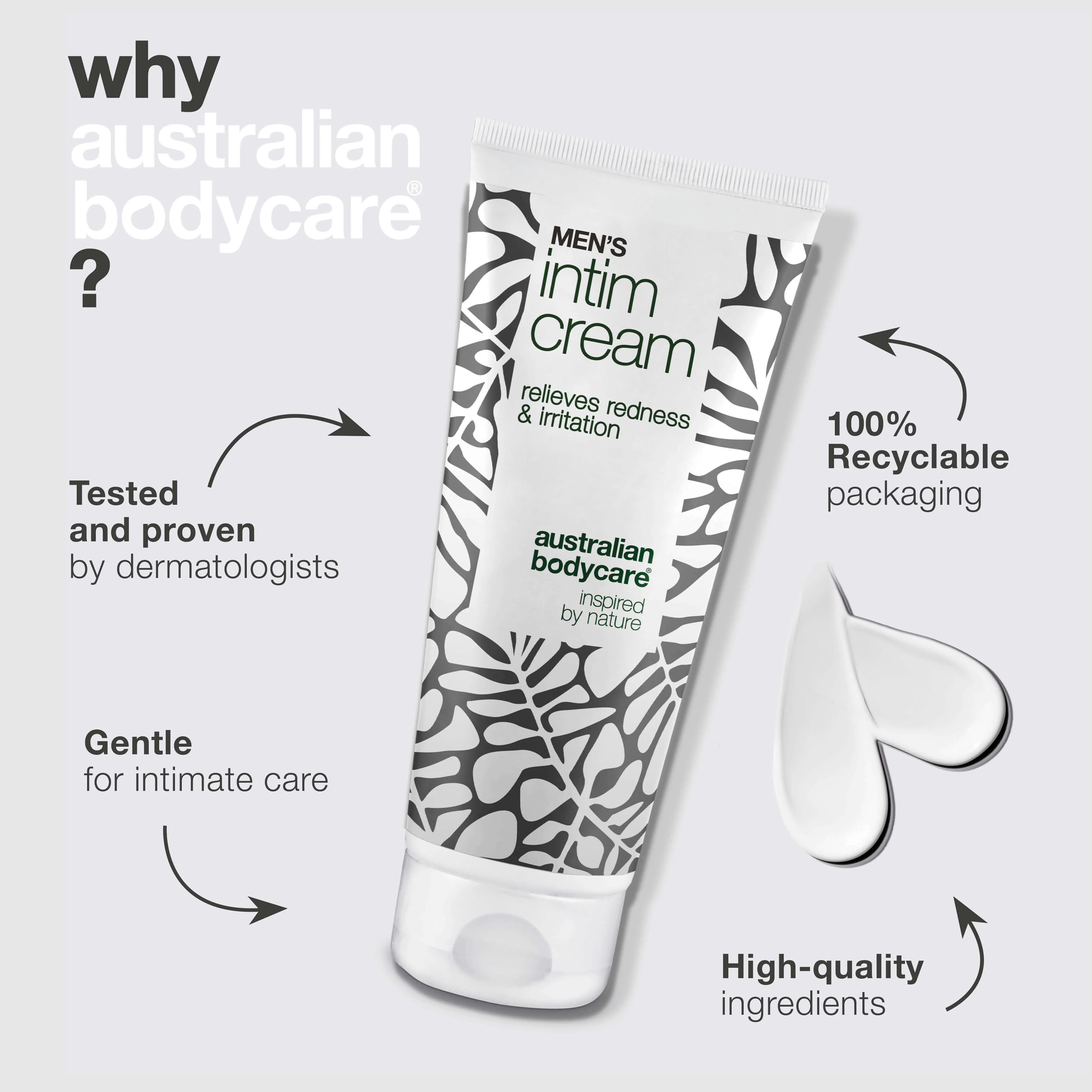 Men’s Intimate Cream – relieves itching and friction — Men’s Intimate Cream protects against redness and irritation. Contains shea butter, beeswax, and zinc for optimal skin protection and care. - Image 4