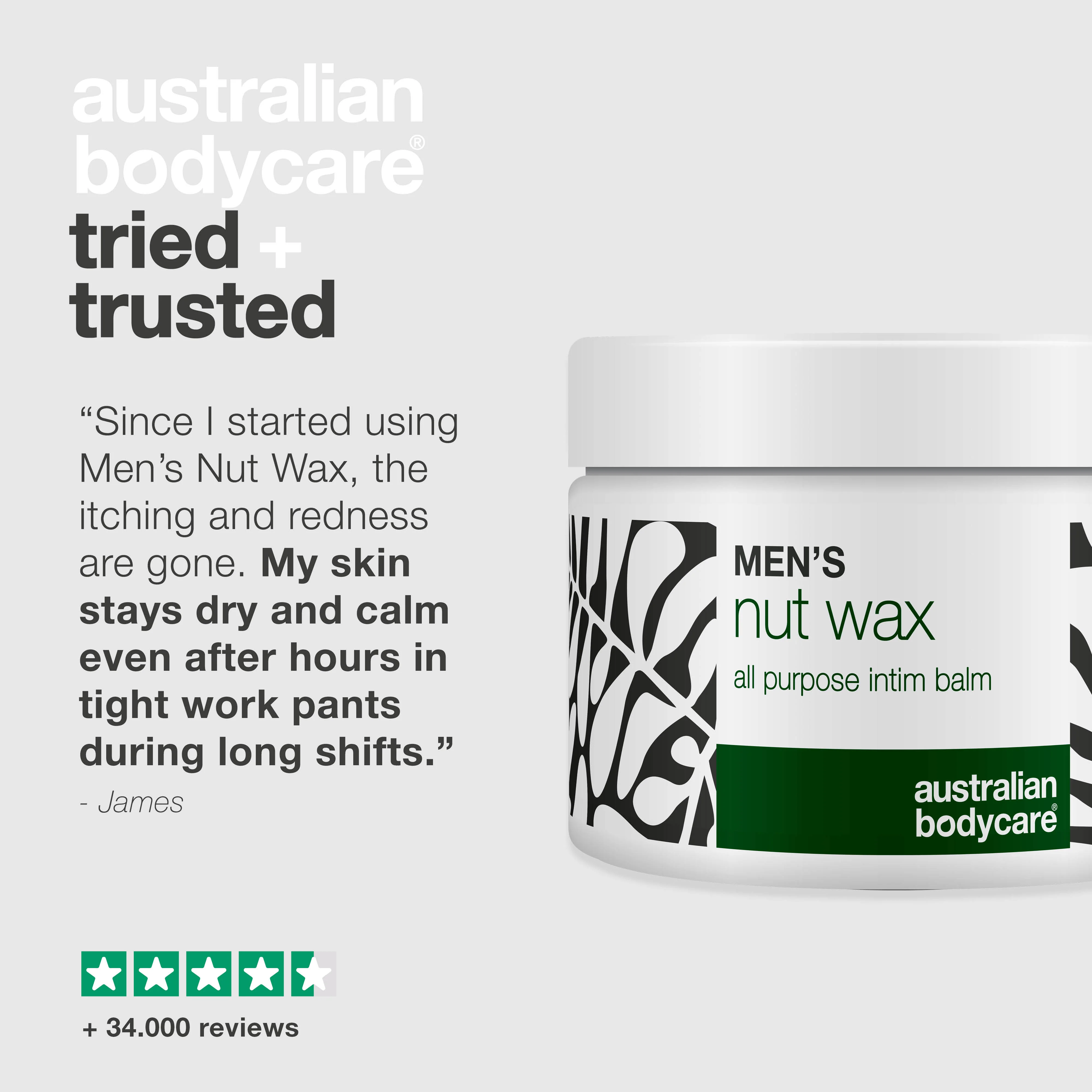 Men’s Nut Wax – tackles sweat, chafing and groin odor — Men’s Nut Wax fights sweat, friction and odor. Keeps your balls fresh, dry and protected with shea butter and calming bisabolol. - Image 5