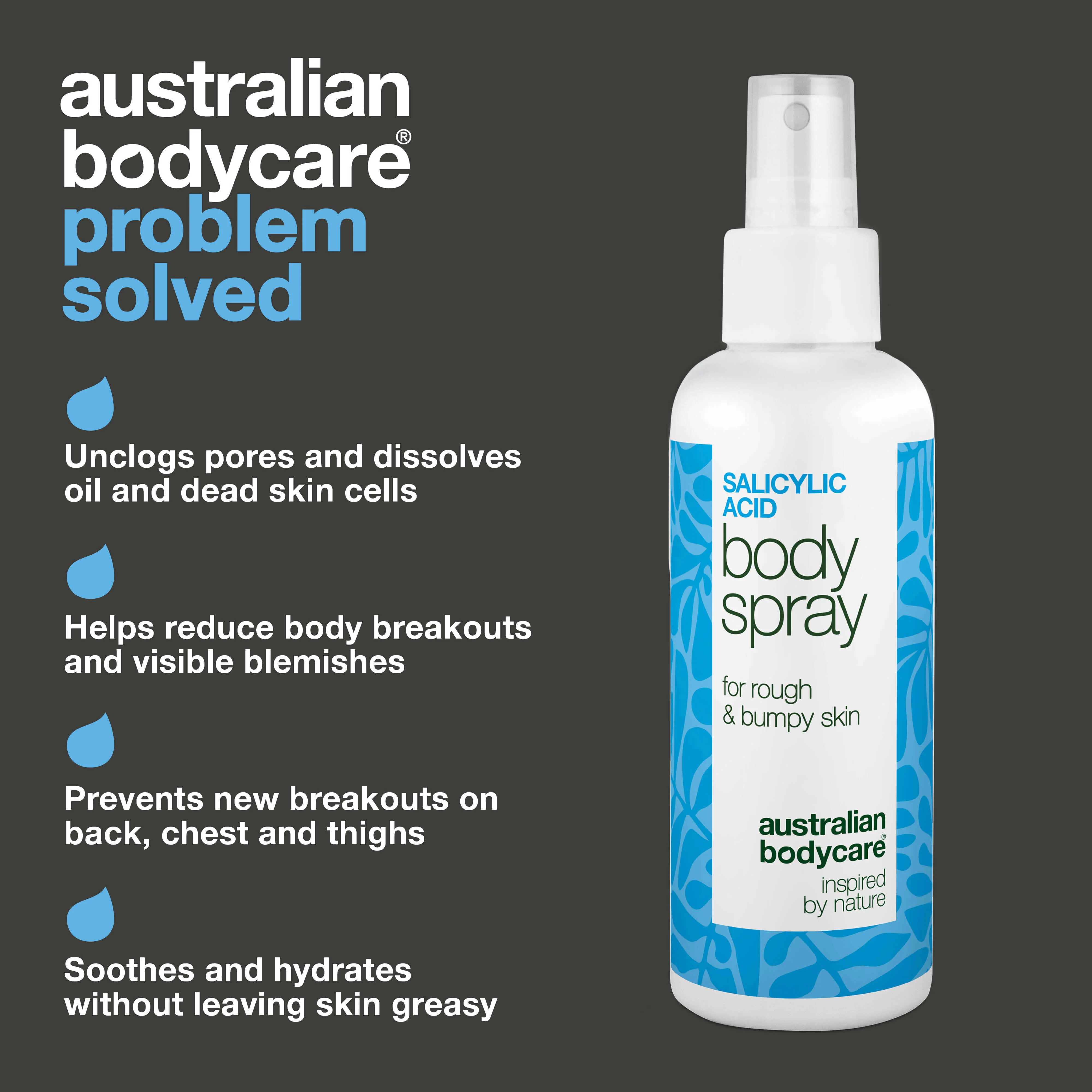 Salicylic acid spray for body blemishes and clogged pores — Salicylic acid spray for breakouts and clogged pores. With 2% salicylic acid and glycolic acid to deeply cleanse and smooth the skin. - Image 3