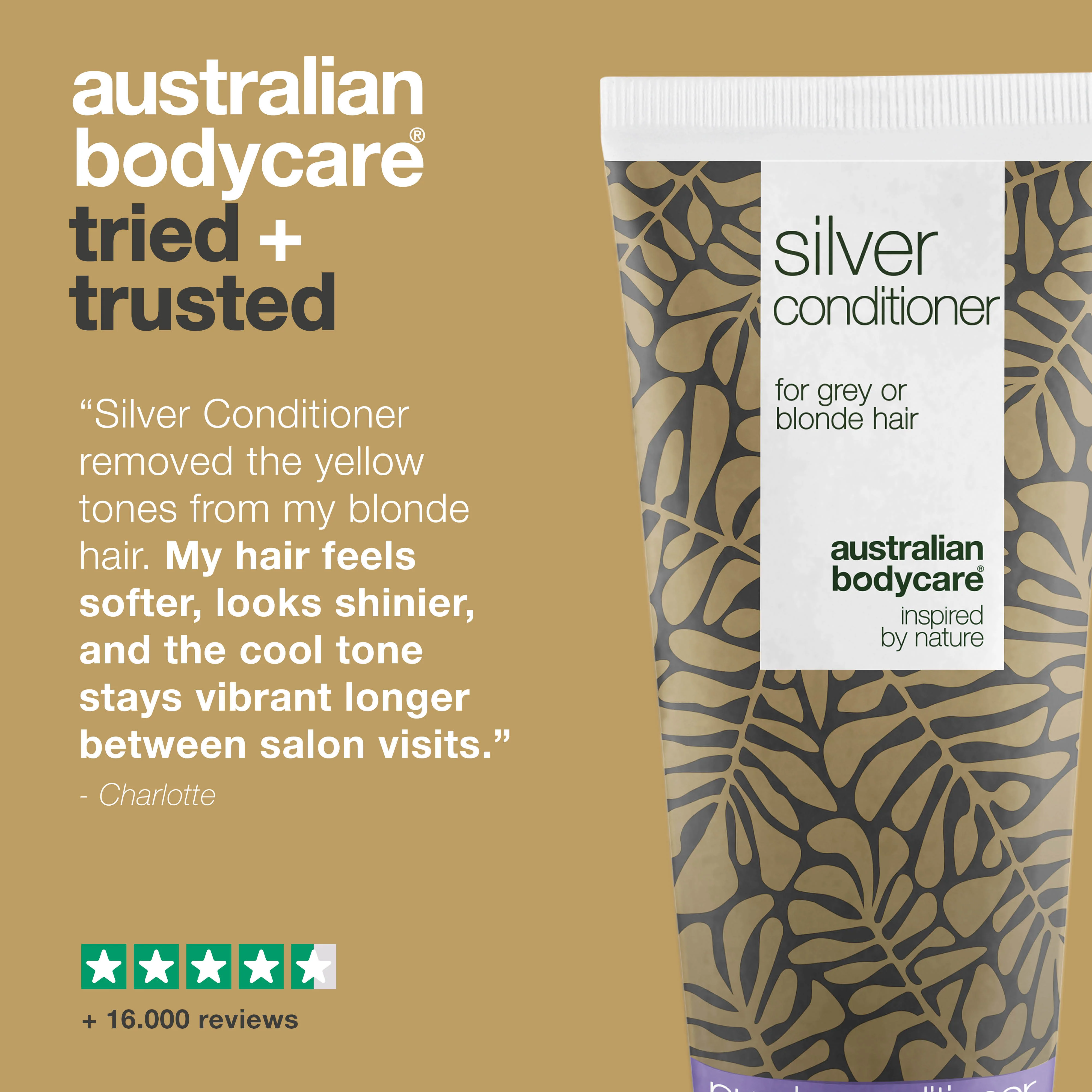 Silver Conditioner for Grey and Blonde Hair – No More Yellow Tones — Conditioner with violet pigments removes yellow hues and enhances cool tones. Adds shine and strengthens hair. Perfect for natural or dyed hair. - Image 5